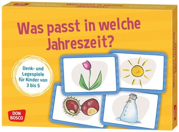 Produktbild von Was passt in welche Jahreszeit? Denk- und Legespiele für Kinder von 3-5