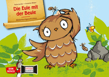Produktbild von Die Eule mit der Beule – Kamishibai-Bildkartenset