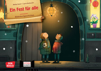 Produktbild von Ein Fest für alle. Schneinachten in der Nachtigallstraße. – Kamishibai-Bildkartenset