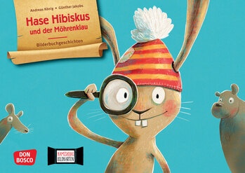 Produktbild von Hase Hibiskus und der Möhrenklau – Kamishibai-Bildkartenset