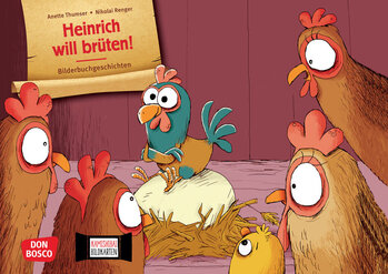 Produktbild von Heinrich will brüten – Kamishibai-Bildkartenset