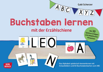 Produktbild von Buchstaben lernen mit der Erzählschiene 