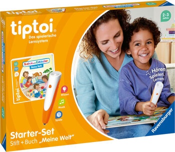 Produktbild von tiptoi® - Starter-Set Stift+Buch Meine Welt