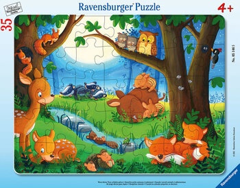 Produktbild von Ravensburger Puzzle "Wenn kleine Tiere schlafen gehen"