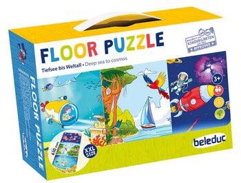 Produktbild von Bodenpuzzle "Tiefsee bis Weltall" 