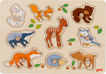 Produktbild von Greifpuzzle Waldtiere 