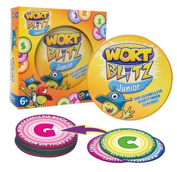 Produktbild von Wortblitz Junior Kartenspiel  