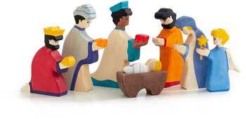 Produktbild von Holztiger® Krippenfiguren-Set, 7-teilig