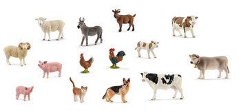Produktbild von Schleich® Bauernhoftiere-Set, 14-teilig 