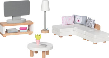 Produktbild von Puppenhaus-Möbel Wohnzimmer, 15-teilig 