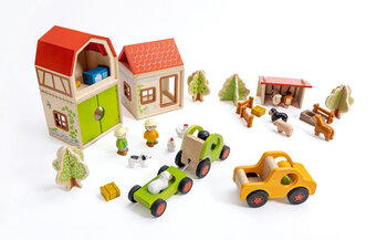 Produktbild von Meine kleine Welt "Bauernhof-Set", 38-teilig
