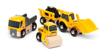 Produktbild von BRIO Baustellenfahrzeuge-Set, 5-teilig 