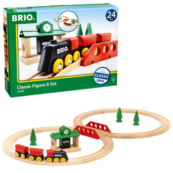 Produktbild von BRIO Bahn Acht Set Classic Line, 22-teilig
