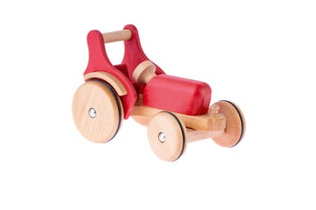 Produktbild von Holztraktor rot 