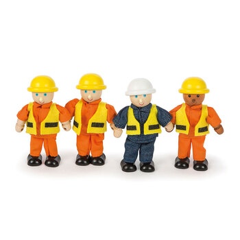 Produktbild von Biegepüppchen-Set "Baustelle", 4-teilig