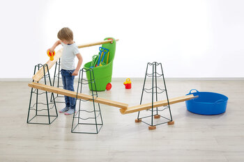 Produktbild von Bambusrinnen für Wasserbahn 4er-Set, L 120 cm