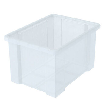 Produktbild von Aufbewahrungsbox ohne Deckel, transparent 