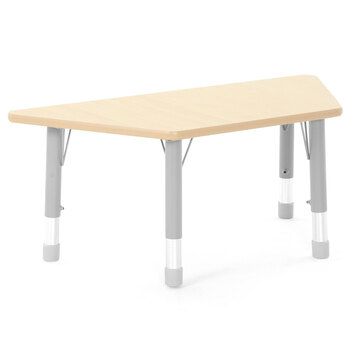 Produktbild von Tisch trapezförmig 120 x 60 cm / 60 x 60 cm, Höhe 46-71 cm