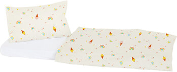 Produktbild von Bettwäsche Regenbogen & Eis