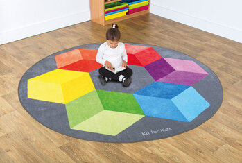 Produktbild von Rundteppich Farbspiel ø 200 cm