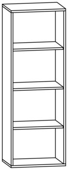 Produktbild von PROLINE Regalschrank, B 53,1 x H 150 x T 40 cm, PG1