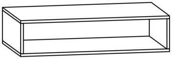 Produktbild von PROLINE Regalschrank, B 104,2 x H 25 x T 60 cm, PG1
