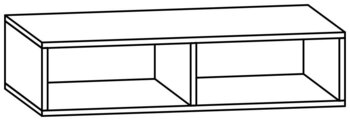 Produktbild von PROLINE Regalschrank, B 104,2 x H 25 x T 60 cm, PG1