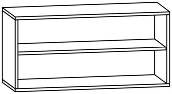 Produktbild von PROLINE Regalschrank, B 104,2 x H 50 x T 40 cm, PG1