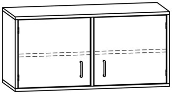 Produktbild von PROLINE Hängeschrank, B 104,2 x H 50 x T 40 cm, PG1