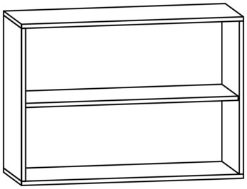 Produktbild von PROLINE Regalschrank, B 104,2 x H 75 x T 40 cm, PG1