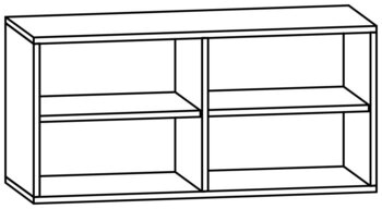 Produktbild von PROLINE Regalschrank, B 104,2 x H 50 x T 40 cm, PG2