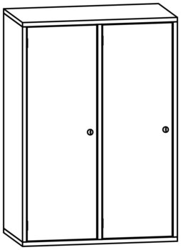 Produktbild von PROLINE Personalschrank, B 70,1 x H 100 x T 40 cm, PG1