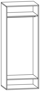 Produktbild von PROLINE Garderobenschrank, B 80 x H 200 x T 60 cm, PG1