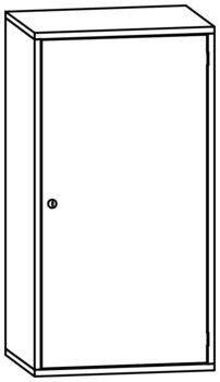 Produktbild von PROLINE Personalschrank, B 53,1 x H 100 x T 40 cm, PG2