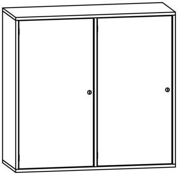 Produktbild von PROLINE Personalschrank, B 104,2 x H 100 x T 40 cm, PG2