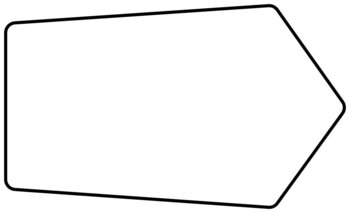 Produktbild von Fünfeck-Tischplatte PREMIUM, L 163,2 x B 97,6 cm 