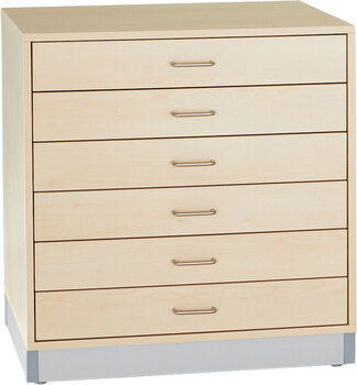 Produktbild von PROLINE Papier-Schubkastenschrank, B 80 x H 75 x T 60 cm, PG1