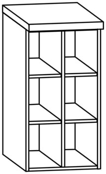 Produktbild von KiWi Regalschrank, B 41 x H 85,6 x T 60 cm, PG1