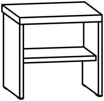 Produktbild von AROBA Kindergartenbank Basic, B 35 x T 35 x SH 34 cm, PG1