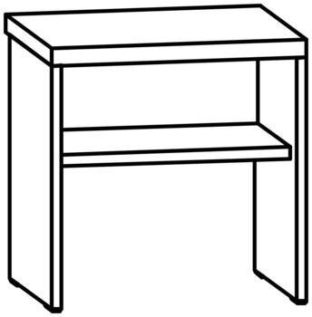 Produktbild von AROBA Hortbank Basic, B 41 x T 35 x SH 42 cm, PG1