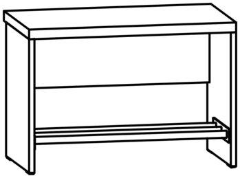 Produktbild von AROBA Hortbank Basic, B 60,6 x T 35 x SH 42 cm, PG1
