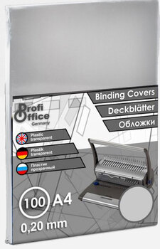Produktbild von Deckfolien DIN A4 transparent, 100 Stück