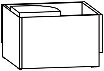 Produktbild von AROBA Kindergartenbank Innenecke Premium, B 50 x T 50 x SH 34 cm, PG1