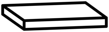 Produktbild von Fachboden für S+H-Garderoben B 17,98 x H 1,9 x T 21,7 cm