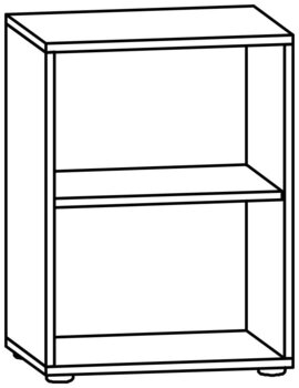 Produktbild von DESKLINE Anstellregal, B 53,1 x H 72,3 x T 40 cm, PG2