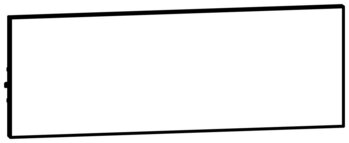 Produktbild von KiWi Klappe für Windelregal, B 69,6 x H 24,7 x T 1,9 cm, PG2