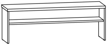 Produktbild von AROBA Hortbank Basic, B 119,7 x T 35 x SH 42 cm, PG2