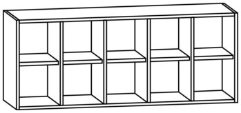 Produktbild von AROBA Hängeschrank, B 124,6 x H 50 x T 35 cm, PG2