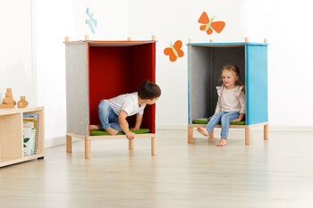 Produktbild von Kindergarten-Hochlehner Filz inkl. Dach