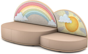 Produktbild von Sofa Regenbogen mit zweiter Ebene